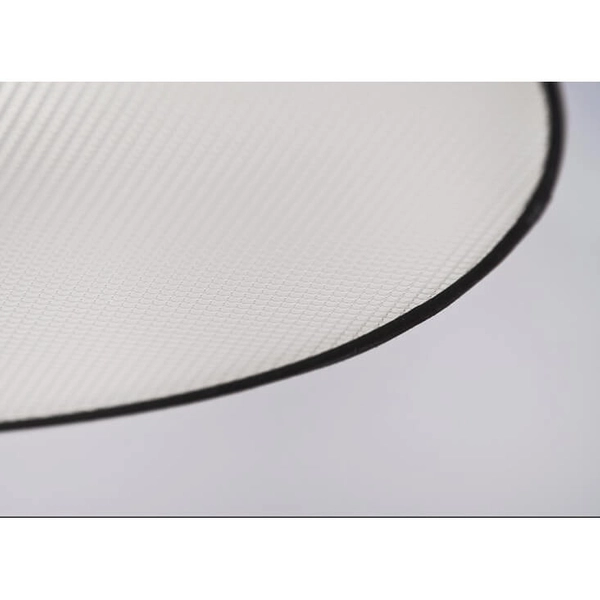 Okrągła lampa wisząca Natalia zwis nad stół chrom biały