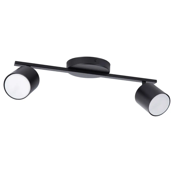 Lampa sufitowa natynkowa Mila 2 41341 do jadalni tuby czarny