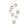 Lampa wisząca sterowana pilotem POPUP brązowa 2587-97 7x3W LED 2200-5000K z regulacją barwy