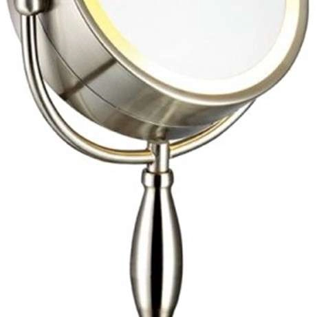 Stojąca LAMPA stołowa FACE 105237 Markslojd metalowa LAMPKA powiększające lustro do makijażu stal