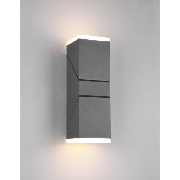 Kinkiet ścienny do holu Avon 270660242 Trio LED 7W 3000K IP54 antracyt