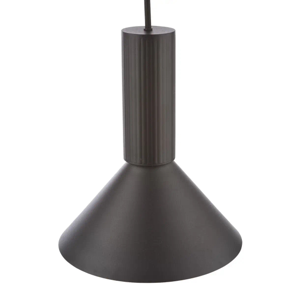 Loftowa lampa wisząca Ragnar RAG0122 do jadalni stożek czarny