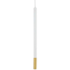 LAMPA wisząca SOPEL DUE 33236 Sigma modernistyczna OPRAWA metalowa ZWIS sopel tuba biała złota