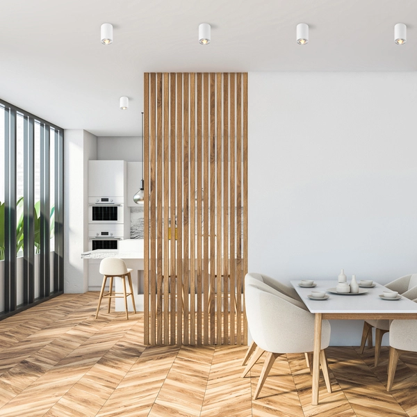 Oczko Lampa sufitowa RONDOO 45519-N metalowa tuba spot okrągły biały