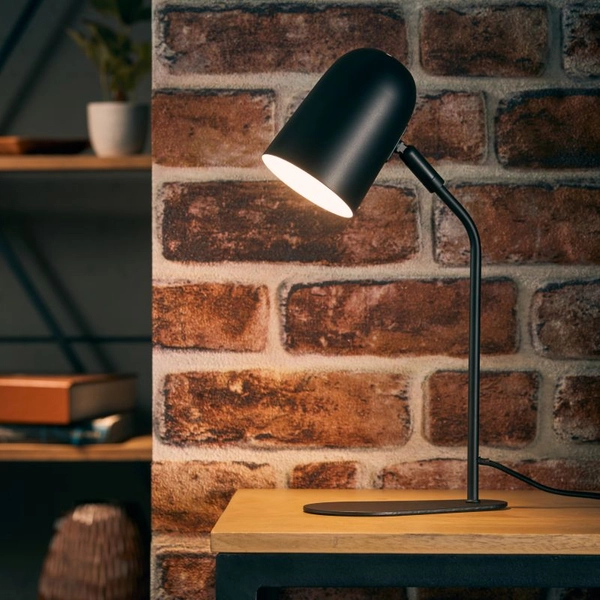 Stołowa lampa regulowana Tong 92717/06 metal czarna OUTLET