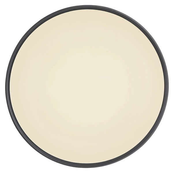 Okrągła LAMPA sufitowa SONNY 41587-18 Globo metalowy plafon LED 18W 3000K - 6000K do sypialni czarny