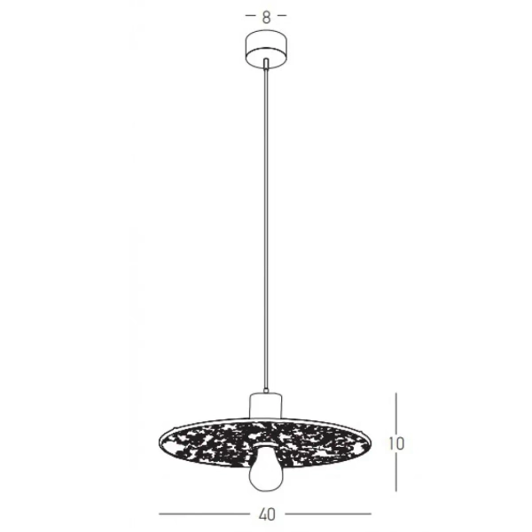 Naturalna wisząca lampa 22173 okrągła bambus rattan czarny beżowy