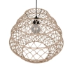 Ekologiczna lampa wisząca boho HIVE R31681036 czarny naturalny