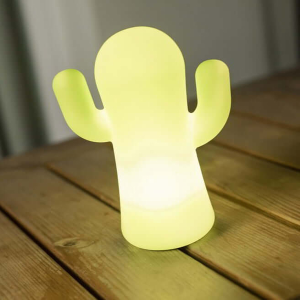 Dotykowa stołowa lampa Panchito LUMPCT20VWLNW IP43 kaktus limonkowa
