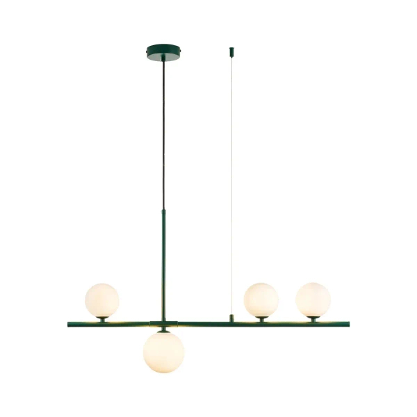 Kulista lampa wisząca MODERNO DN1506 green szmaragdowa 4xG9 kule