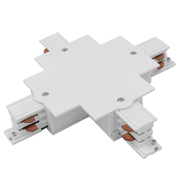 Krzyżowy X-ŁĄCZNIK CTLS 8678 Nowodvorski szynoprzewodu do 3-fazowej szyny podtynkowej 230V biały
