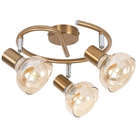 bursztynowy || złoty || chrom