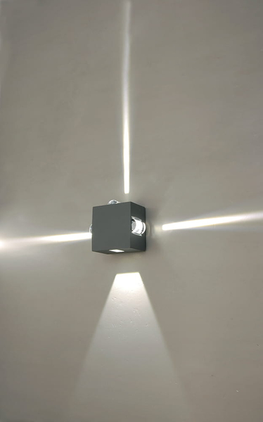 Kinkiet elewacyjny AGNER-4W Elstead LED 60W 3000K kostka grafit