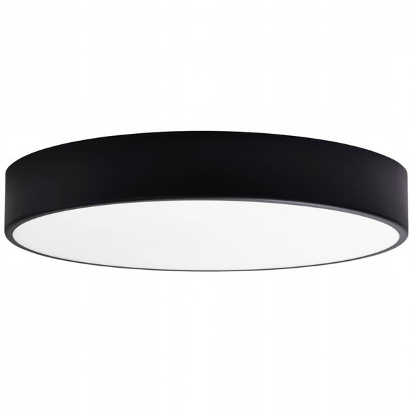 Pokojowa lampa sufitowa 137623621986 czarny plafon okrągły z sensorem ruchu