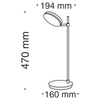 Lampka biurkowa Fad MOD070TL-L8B3K LED 8W 3000K do pokoju czarna
