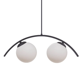 Podwójna lampa zwisowa Wave 5013 Zumaline kule balls biała czarna