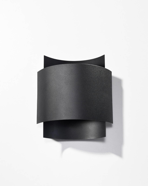 LAMPA ścienna SL.0858 metalowa OPRAWA  kinkiet czarny