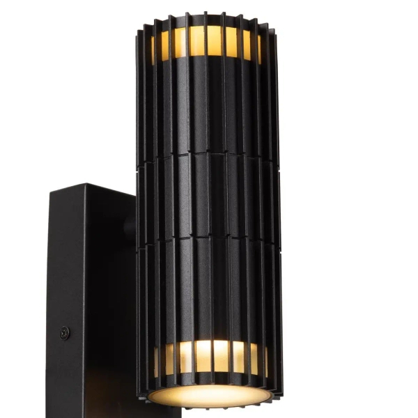 Ogrodowa lampa ścienna Timbala 11840/02/30 cylindryczna IP44 czarny