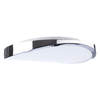 Przysufitowa lampa chrom Circulo do przedpokoju metalowa