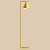 Żółta lampa podłogowa Form Floor 1108A14 Aldex metalowa do salonu