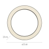 Owalna lampa sufitowa PURE LINES czarna 6310-13 1xLED 21W 2200-5500K na pilot CCT