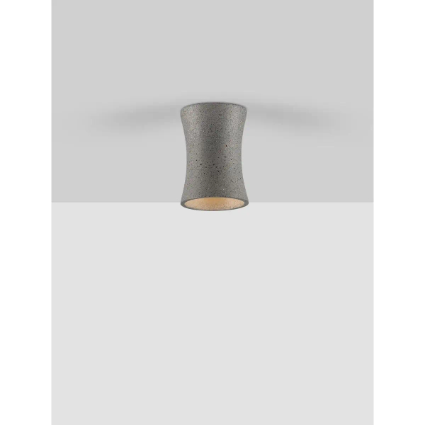 Betonowa lampa sufitowa BELVIRO LE45297 podłużna tuba czarna