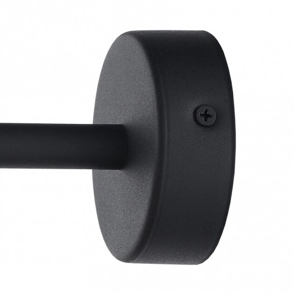 Ścienny kinkiet metalowy SPARK 50940102 Kaspa regulowana tuba czarna