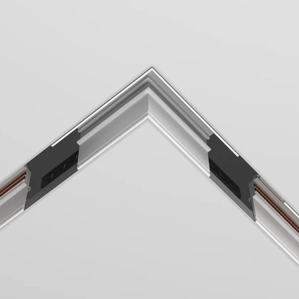 Narożny łącznik do szyn magnetycznych Exility TRA034CL-42.12W biały