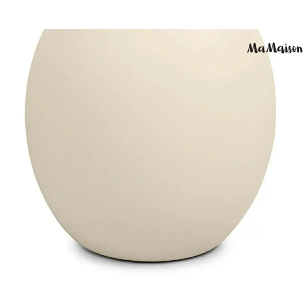 Okrągły stolik kawowy ARENE MM001501100324 beżowy z tworzywa 39cm
