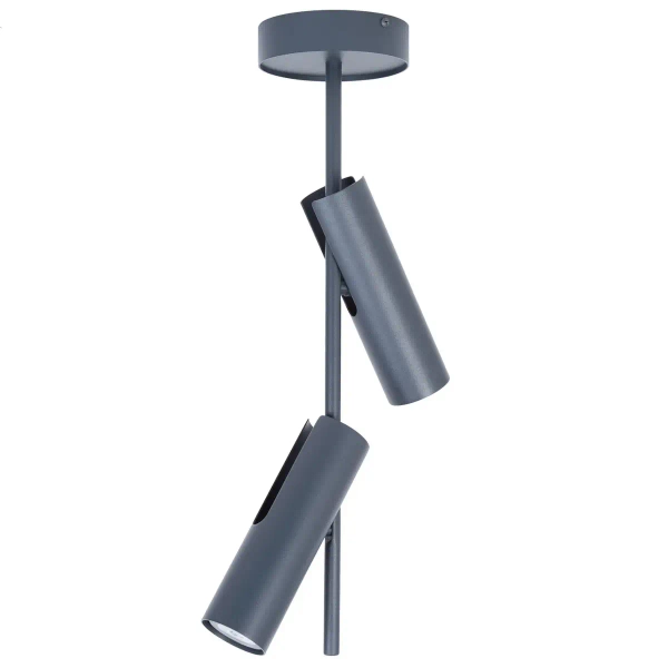 Podwójny plafon do jadalni Leda 2 41151 regulowane tubki grafitowe