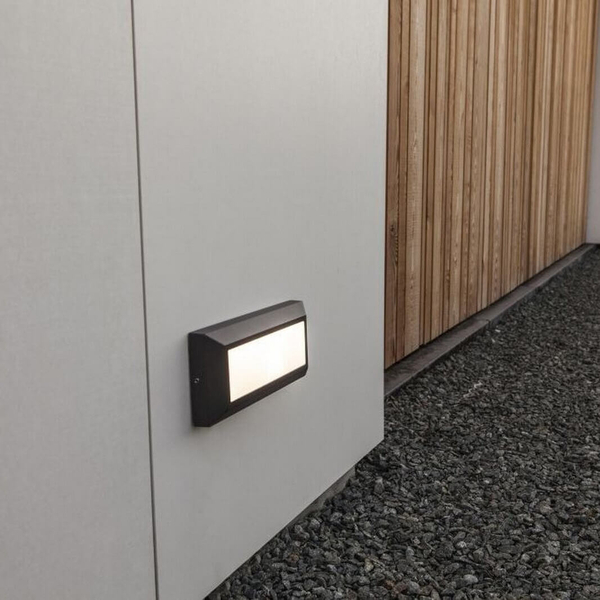 Kinkiet podłużny ścienny HELENA 5191605012 Lutec LED 11W 3000K IP54 czarny