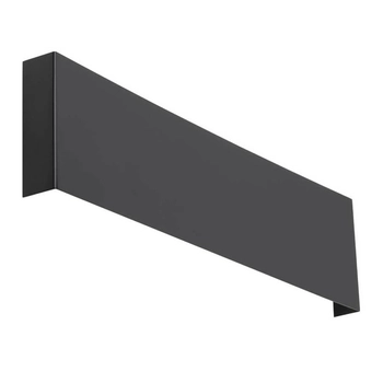 Kinkiet LAMPA ścienna KITAMI 4412 Shilo metalowa OPRAWA przyścienna prostokątna czarna