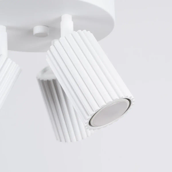 Lampa sufitowa potrójna KARBON SL.1544 do salonu tubki białe