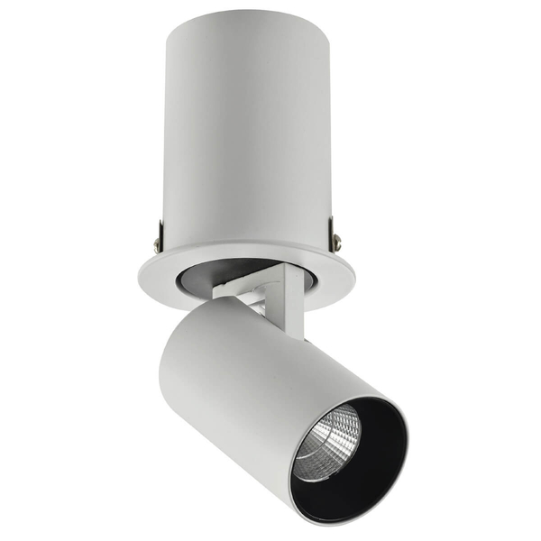 Lampa podtynkowa Luna AZ2828 LED 15W 3000K biała czarna