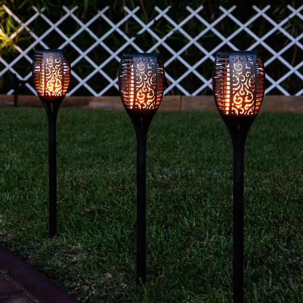 Lampa ogrodowa stojąca ANT-LSLLP Greenie LED 1W pochodnia IP44 czarna