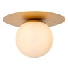 Sufitowa lampa TRICIA 79187/01/02 Lucide kula mosiądz biała