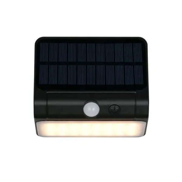 Elewacyjny kinkiet z czujnikiem OLINDA R23156102 LED 2,5W 4000K IP44 czarny