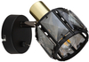 Lampa reflektorowa Indiana 54357-1B kinkiet czarny złoty