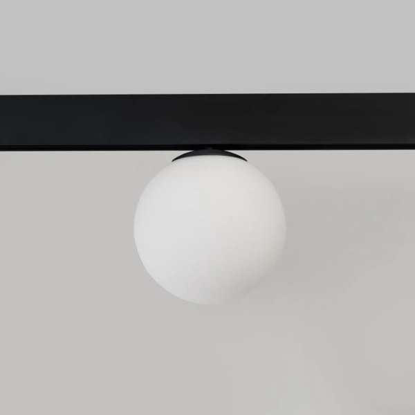 Jednoobwodowa sufitowa lampa ALFA czarna biała AZ7098 LED 10W 3000K kulista
