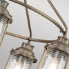 Lampa wisząca ogrodowa Ashland Bay KL-ASHLANDBAY-5P-BU Kichler IP44 brązowa
