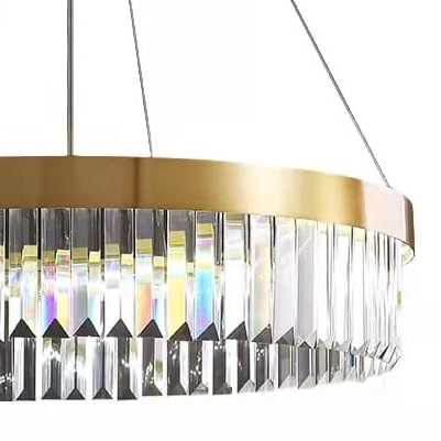 Kryształowa lampa wisząca CGLUXIT60 LED 38W glamour złota