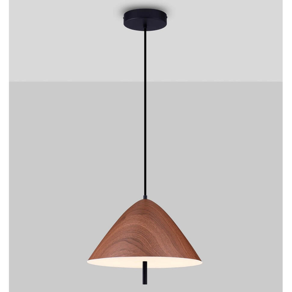 Wisząca lampa do jadalni CARAPARI LE44814 LED 17W 3000K drewniany