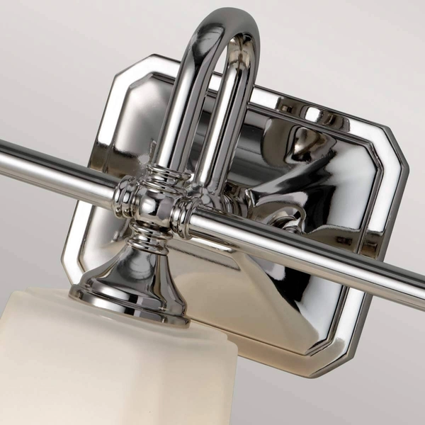 Ścienny kinkiet do łazienki Concord FE-CONCORD3-BATH Feiss szklana biała chrom