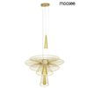 Lampa wisząca loftowa Sesto MSE010100336 Moosee druciak złota