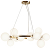Nowoczesna lampa wisząca Dallas MOD545PL-11BS balls złote białe