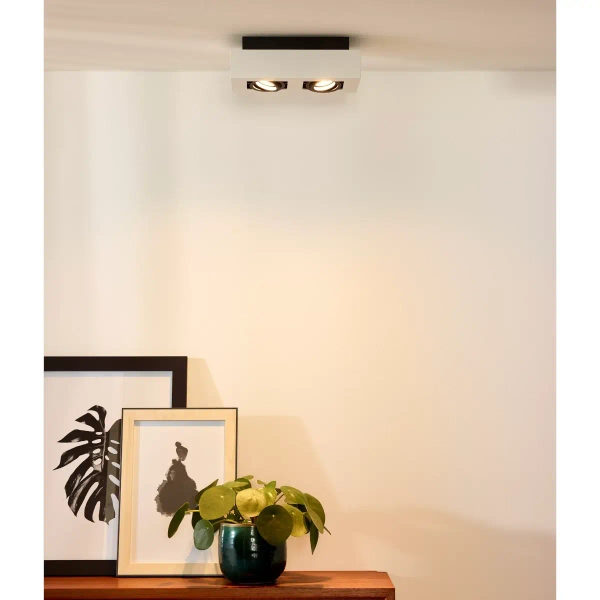 Sufitowa lampa belka XIRAX 09119/11/31 Lucide do gabinetu biała czarna