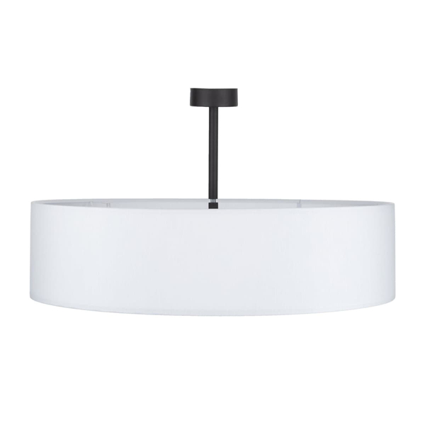Sufitowa lampa do sypialni Rondo 4242 TK Lighting z tkaniny biała