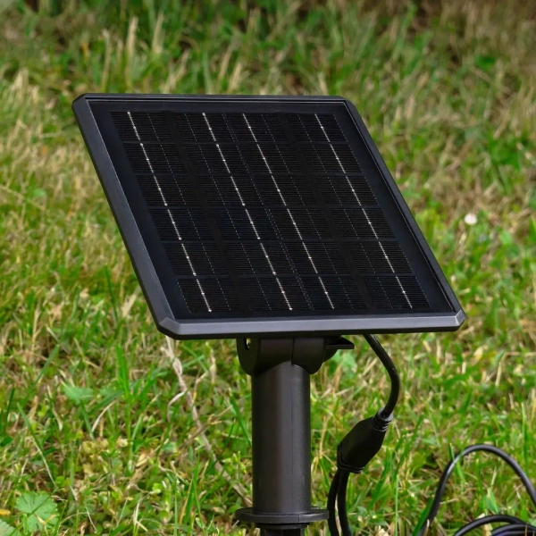 Pierścieniowa wbijana lampa ogrodowa Rings EKO2360 LED 3W 3000K IP54 czarny