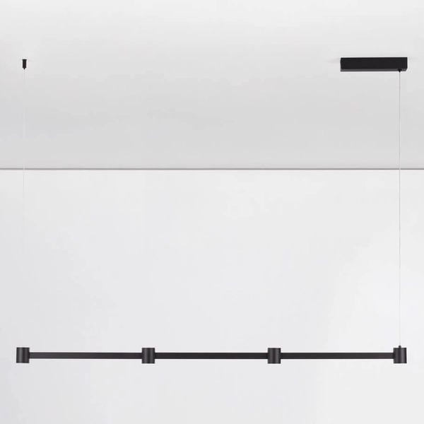 Lampa zwisająca na listwie PISCO LE44355 LED 24W 3000K podłużna czarna