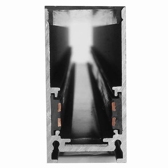 Natynkowa szyna magnetyczna 463 Domeno LED metalowy czarny